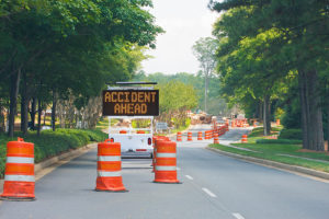 ATS InstAlert 24 on trailer Smart Work Zones