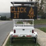 VMS trailer in action