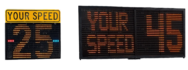 SpeedAlert radar message signs can reduce speeding and share information easily