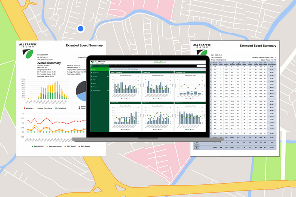 Examples of traffic data collection through dashboards and ready-made reports