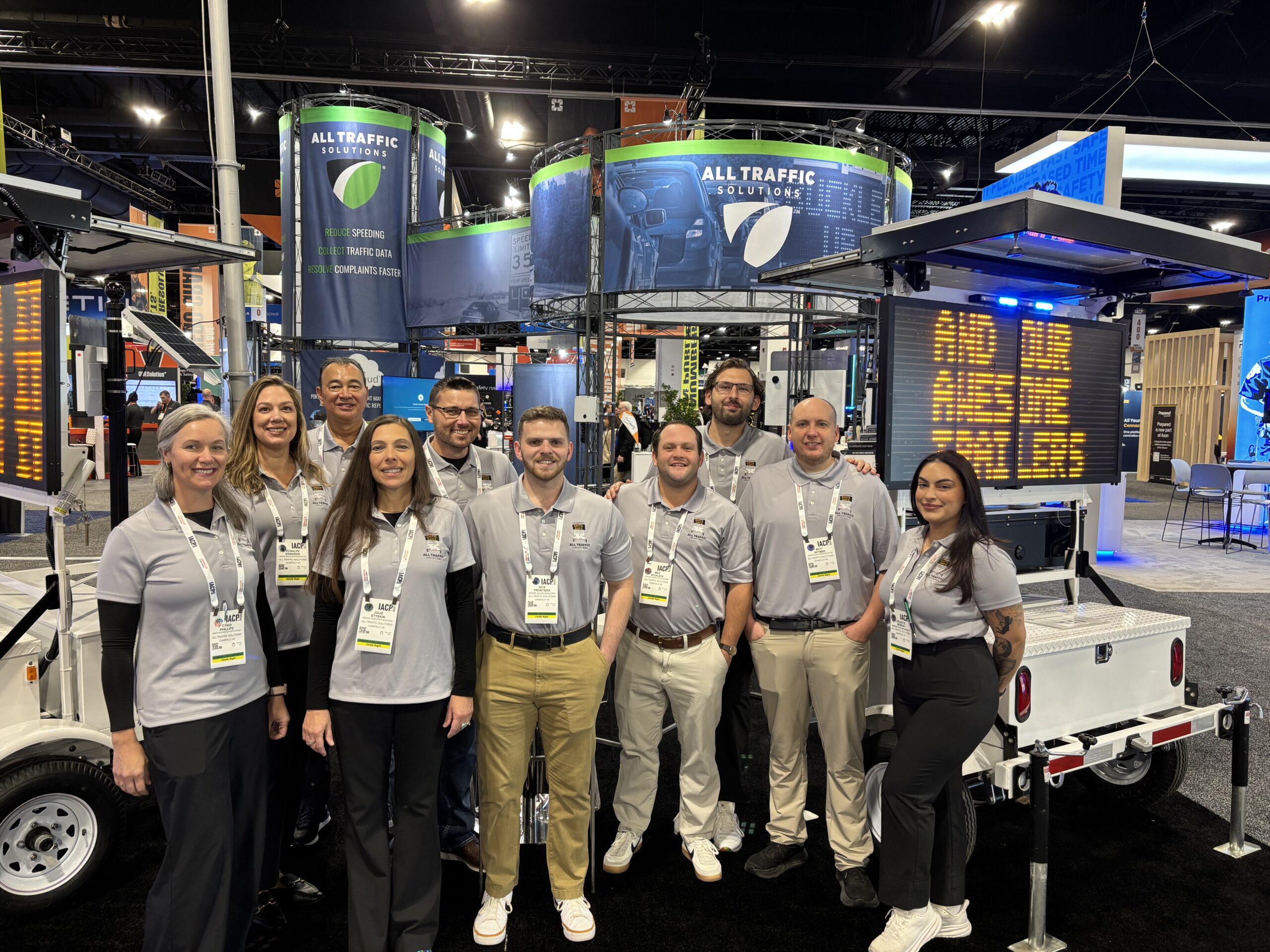 All Traffic Solutions team at IACP 2025